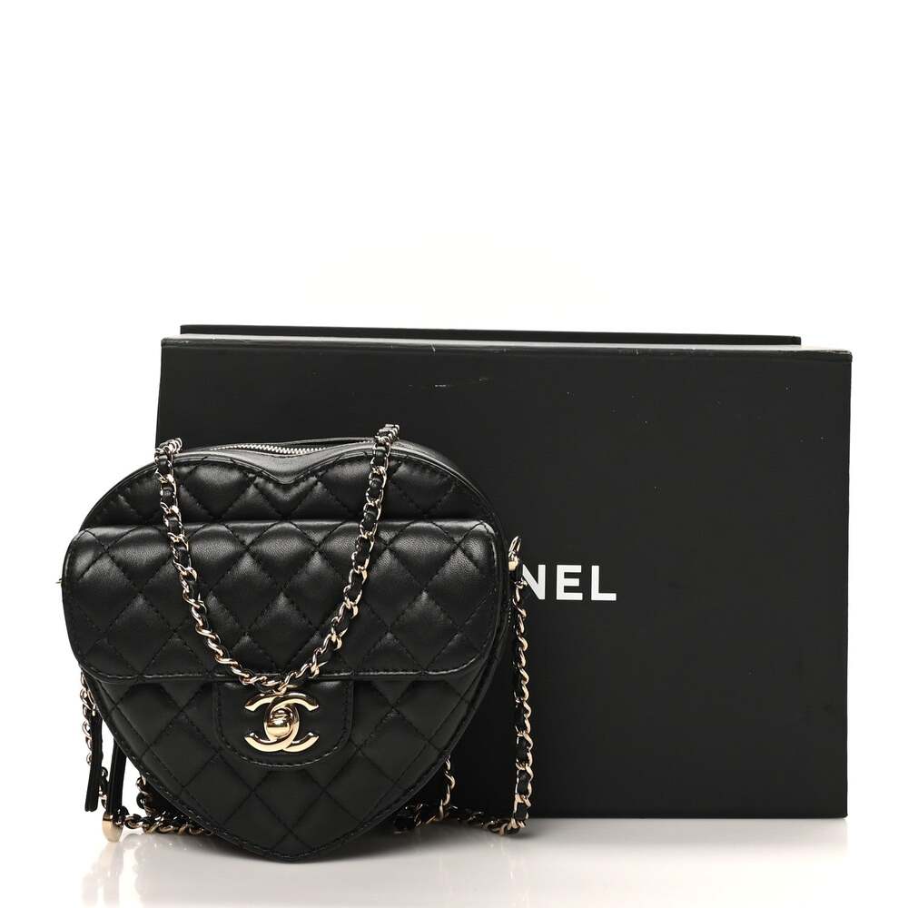 Chanel Lambskin Quilted Cc In Love #295125C73B - Picture 10 of 10